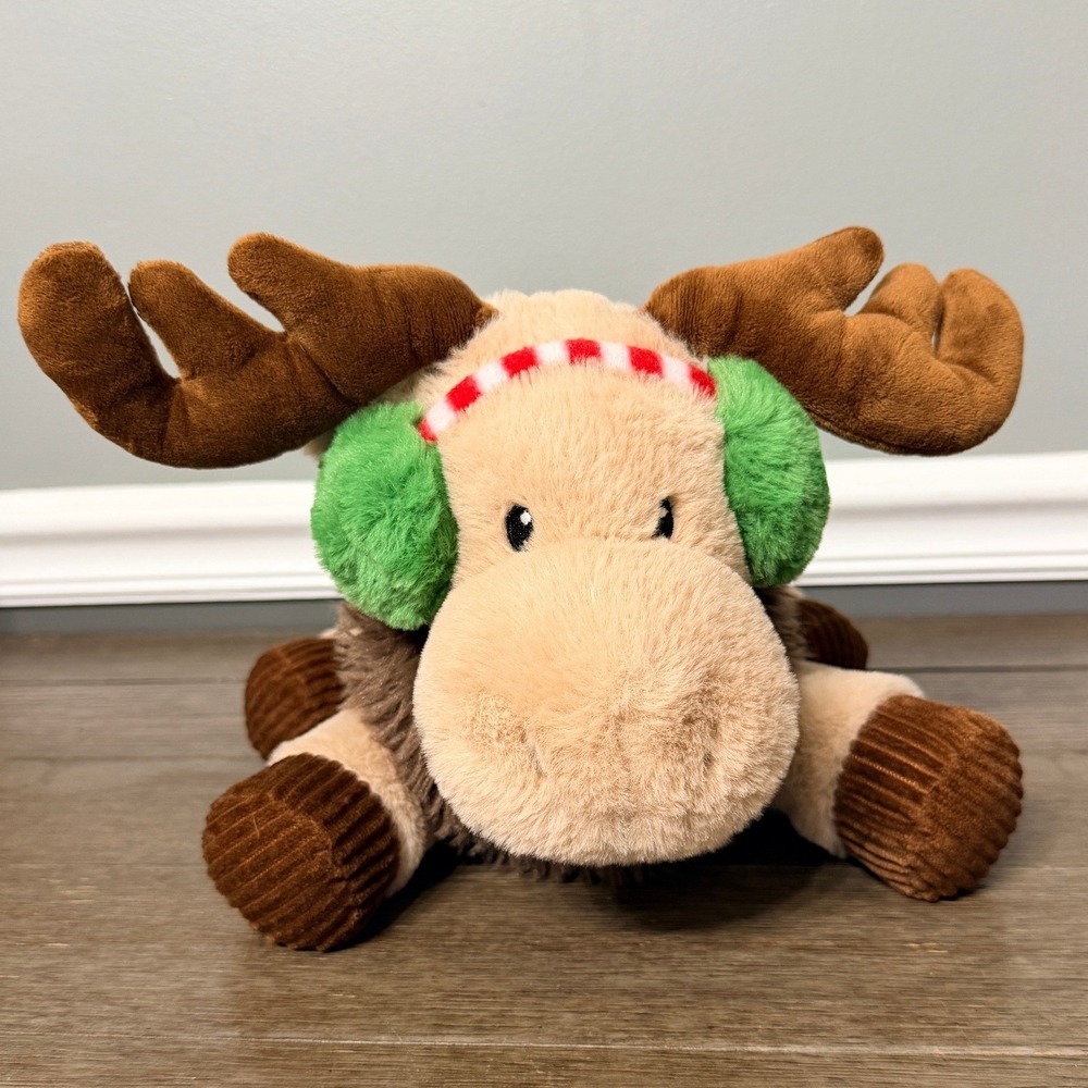 Gigglescape Winter Holiday Moose Plush